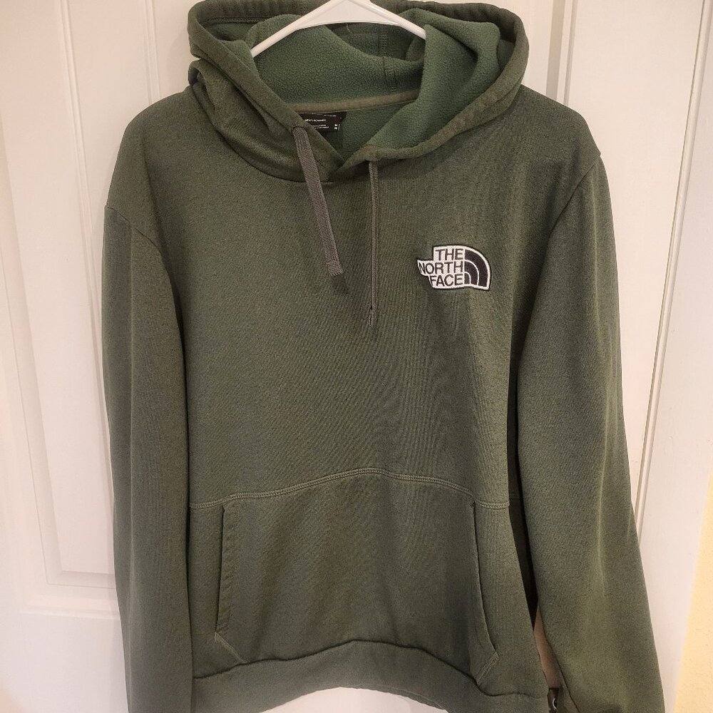 THE NORTH FACE Men's Exploration Fleece Pullover Hoodie, Thyme Heather, Medium